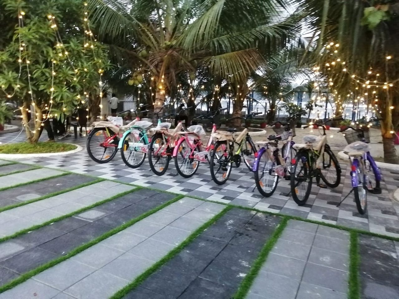 Bicycles near Aamees Paradise